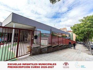 Abierto hasta el 12 de junio el plazo de preinscripción de las escuelas infantiles de Toledo
