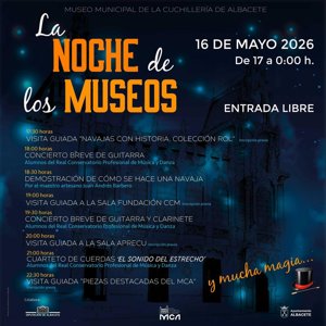 Visitas guiadas, conciertos y demostraciones, actividades del Museo de la Cuchillería de Albacete este fin de semana