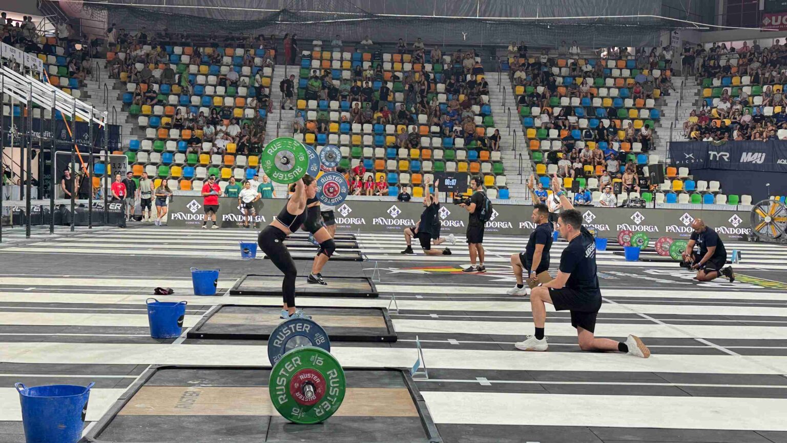 Competidores en las CrossFit Semifinals 2026 en el Quijote Arena de Ciudad Real