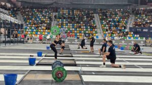 Competidores en las CrossFit Semifinals 2026 en el Quijote Arena de Ciudad Real