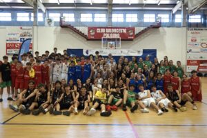 Jugadores durante el I Campeonato de Selecciones Provinciales 3x3 en el Pabellón del Polígono de Toledo