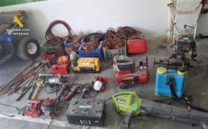 Desarticulado un grupo criminal dedicado al robo de cable de cobre en Albacete, Ciudad Real y Cuenca