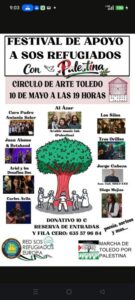 El Círculo de Arte de Toledo se llena este domingo de música y poesía para llevar comida a Gaza