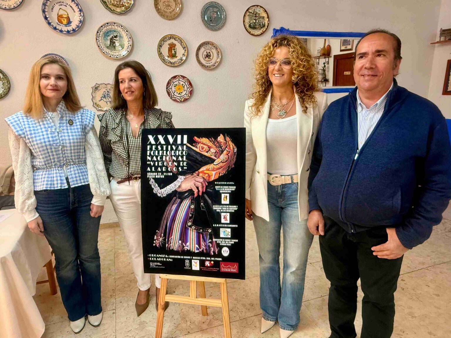 Grupos participantes en el Festival Folclórico Nacional Virgen de Alarcos de Ciudad Real
