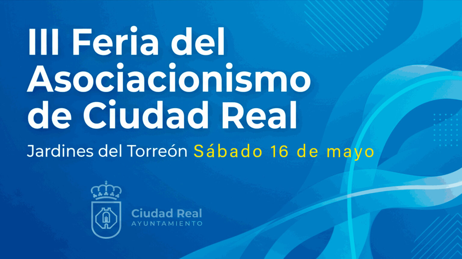 Cartel de la III Feria del Asociacionismo de Ciudad Real 2026