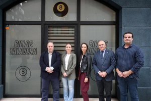 Gregorio mantiene su línea de apoyo al comercio de Talavera con nuevas visitas a Gestmar y Billar Talavera
