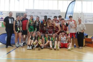 Equipos campeones del 3x3 U17 de Castilla-La Mancha 2026 en Tomelloso