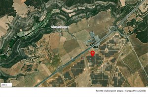 Heridos dos trabajadores por la explosión de un cuadro eléctrico en una zona fotovoltaica en Almadrones