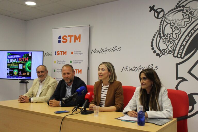 Rueda de prensa de presentación de la Fase Final de la Liga STM en el Ayuntamiento de Manzanares