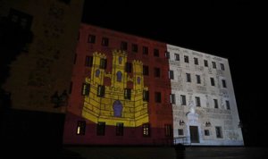 Las Cortes C-LM celebran el Día de C-LM con la iluminación de la fachada y visitas teatralizadas