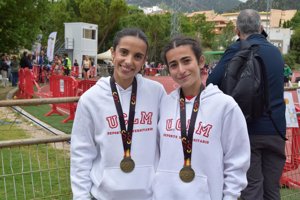 Las estudiantes de la UCLM Silvia López y Ana Gálvez se proclaman campeonas de España en los universitarios de atletismo