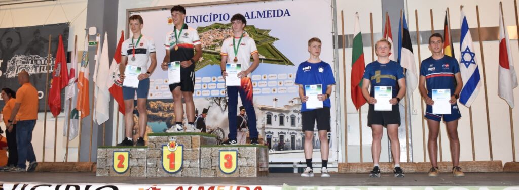 Martín Villar, medallista de bronce en el Campeonato de Europa de MTB-O celebrado en Portugal