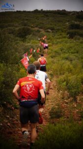 Corredores participando en la Soho Trail Memorial Francisco Carmona en Picón, Ciudad Real