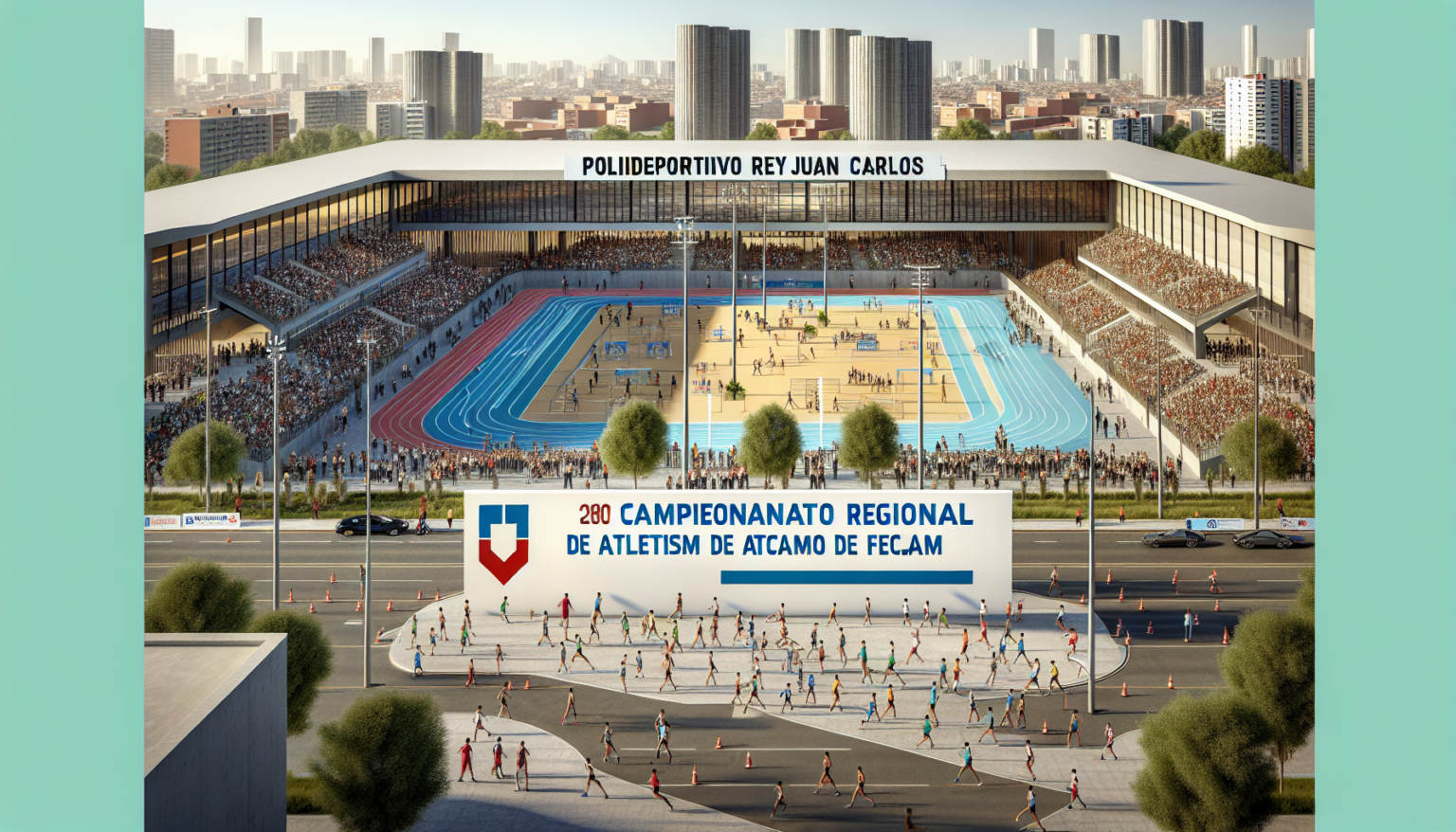 Polideportivo Rey Juan Carlos de Ciudad Real acoge este fin de semana el 28º Campeonato Regional de Atletismo de Fecam