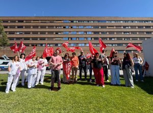Técnicos sanitarios se concentran en los centros hospitalarios de Castilla-La Mancha por la reclasificación profesional