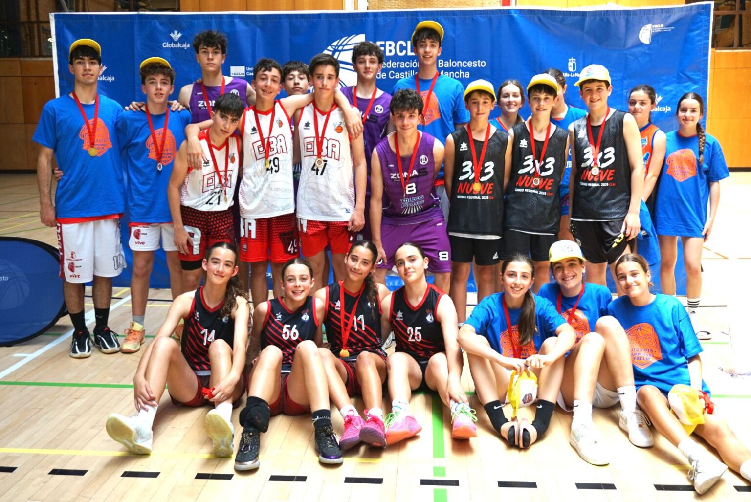 Partido de la Liga 3x3 FBCLM U13-U15 en la Fábrica de Armas de Toledo