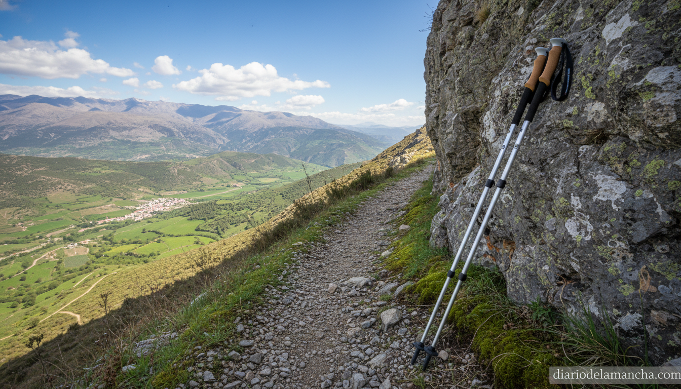 Explorando los mejores bastones de trekking: nuestra selección tras rigurosas pruebas 1 Bastones de trekking aluminio para senderismo en montaña