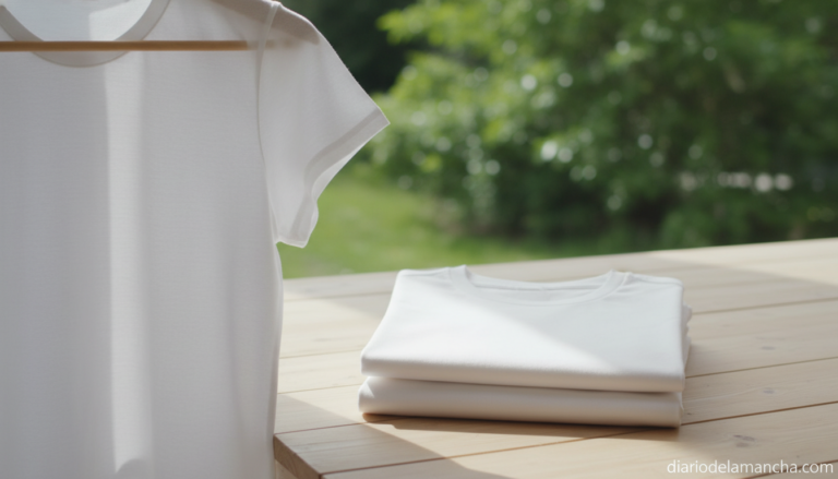 Camisetas blancas hombre algodon pack 3 FM London Amazon primavera