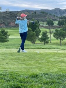 Jugadoras de golf en competición autonómica en Castilla-La Mancha