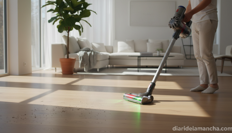 Aspiradora Dyson V15 Detect sin cable con sensor láser de polvo