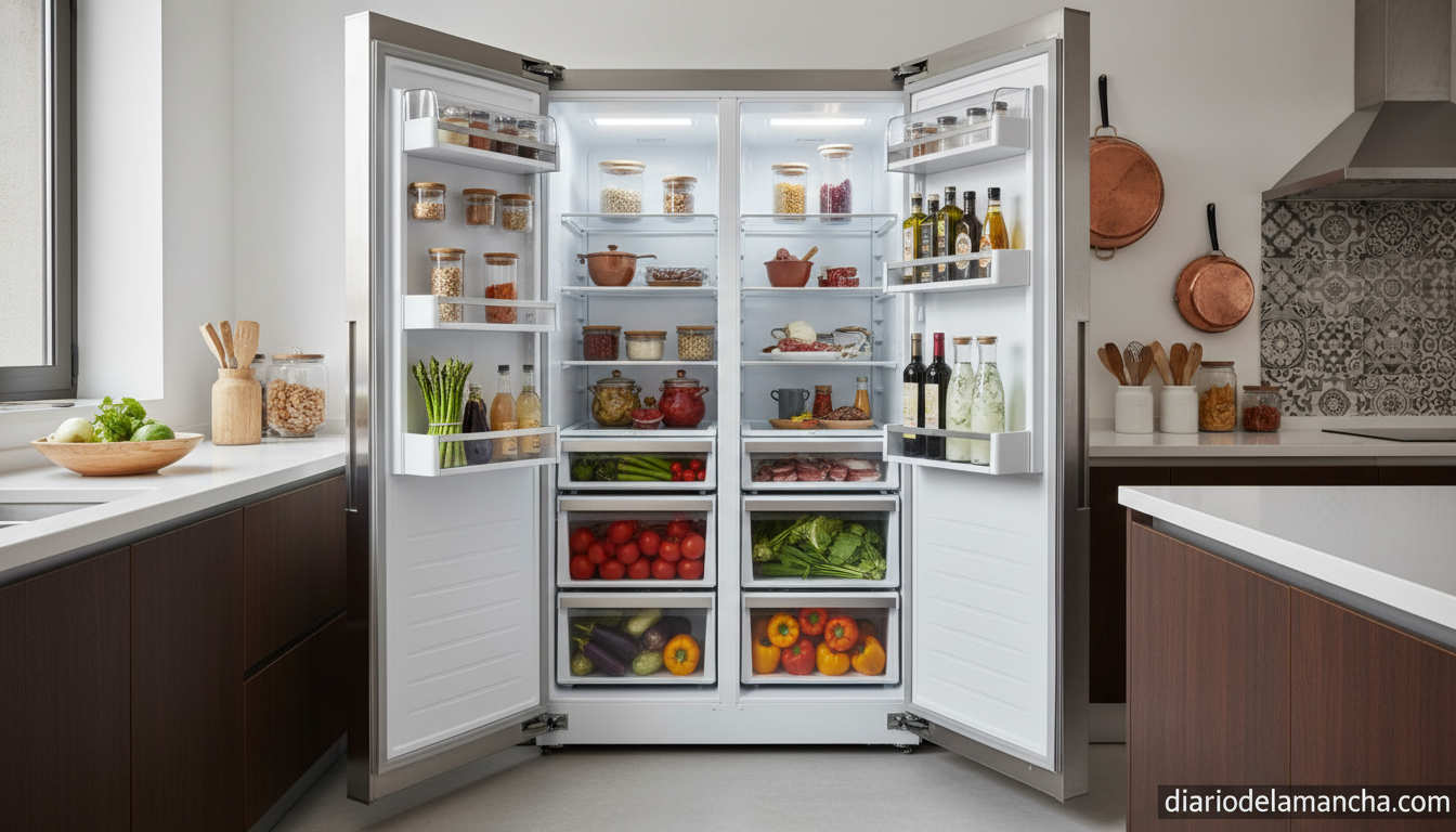 Así es el frigorífico combi de Hisense que se convierte en el favorito del momento 1 Frigorífico combi Hisense 434 litros en cocina moderna