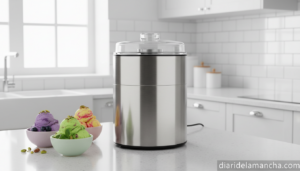 Heladera doméstica para preparar helados caseros en casa