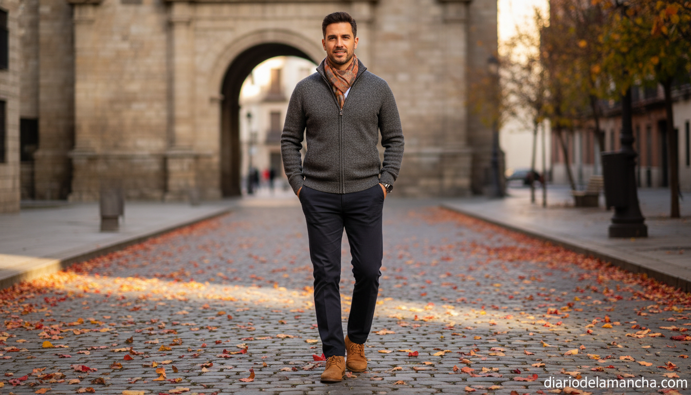 Jersey de hombre con cremallera: el comodín de tu armario en varios colores por menos de 24 euros 1 Jersey hombre cremallera algodón comodín armario varios colores