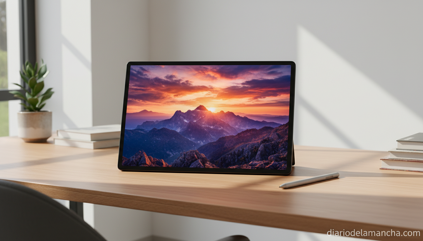 Descubre la impresionante tablet Lenovo de 144 Hz que redefine la fluidez y el tamaño en tu experiencia digital. 1 Tablet Lenovo Idea Tab Pro 13 pulgadas 3K 144 Hz en escritorio