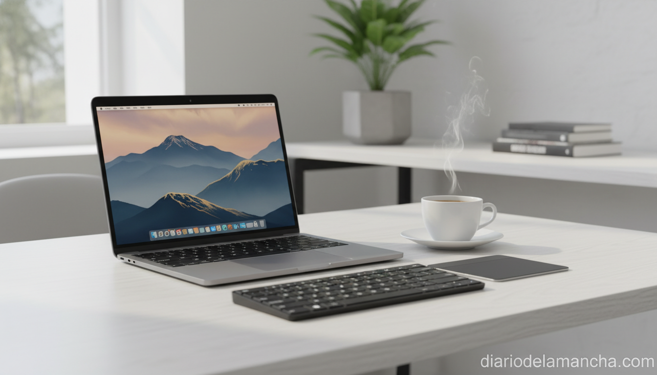 El macbook air alcanza nuevas alturas en rendimiento y portabilidad 1 MacBook Air M3 15.3 pulgadas sobre escritorio moderno