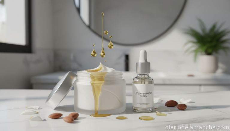 Mascarilla capilar de colágeno y aceite de argán para cabello