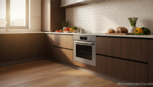 Pack vitrocerámica y horno Corberó en cocina moderna