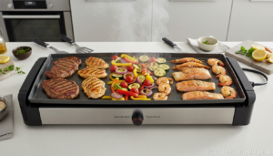 Plancha de asar electrica Jata Cecotec comparativa cocina saludable