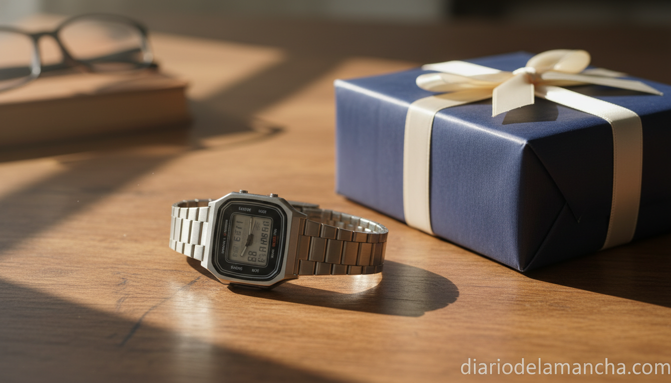 El obsequio ideal para Papá: descubre el Casio más apreciado en Amazon 1 Reloj Casio clásico presentado como regalo para el Día del Padre