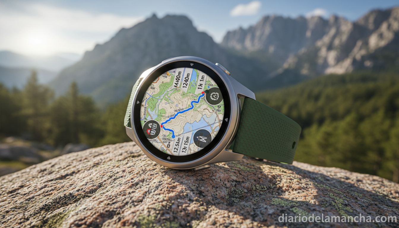 Reloj inteligente GPS doble banda para aventuras al aire libre