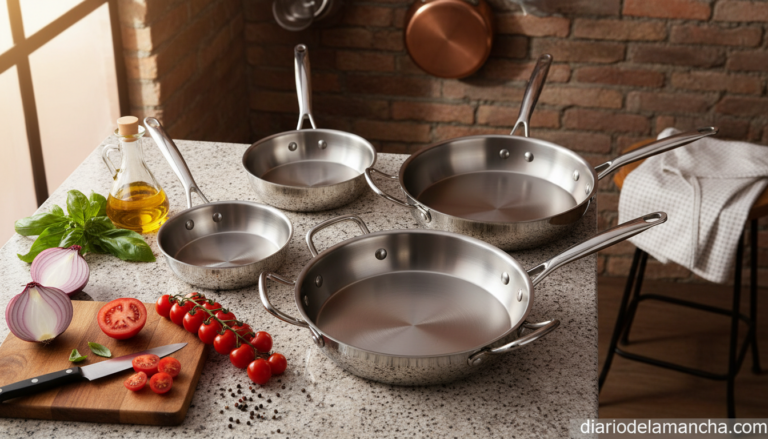 Sartenes acero inoxidable Bra De Buyer WMF comparativa cocina