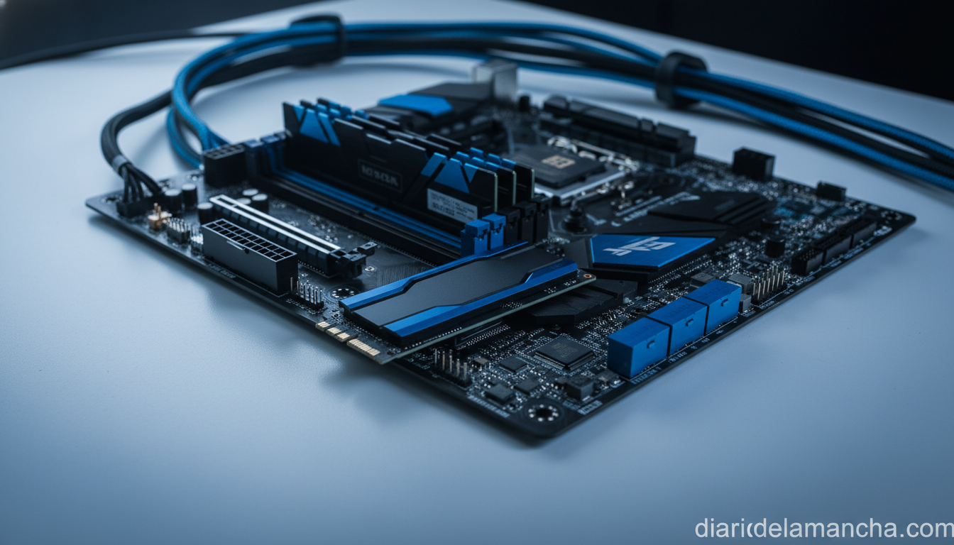 SSD NVMe PCIe Forgeon Nimbus PLUS en placa base gaming