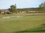 Campo de golf en Talavera de la Reina durante una competición de pitch & putt