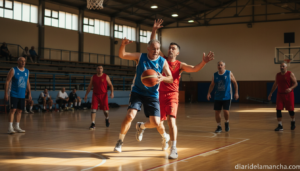 Partido de baloncesto veteranos entre Pozoblanco y Puertollano