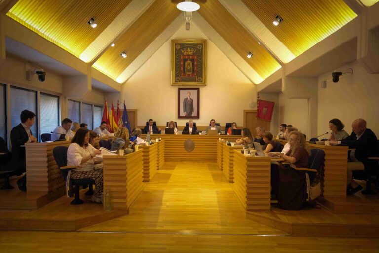 Pleno del Ayuntamiento de Ciudad Real aprobando declaración de solidaridad con Venezuela