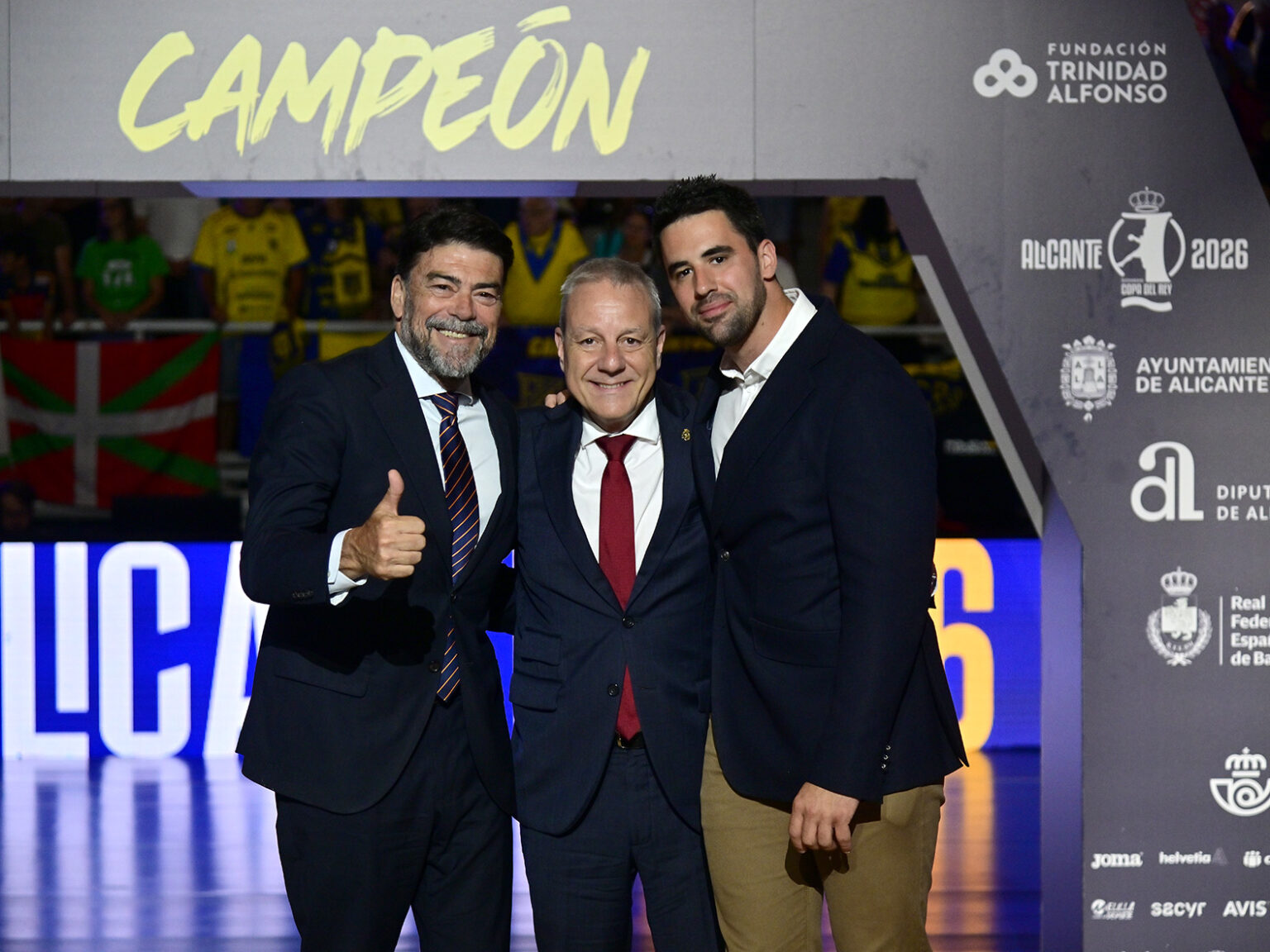 Relevo de bandera Copa del Rey de Balonmano 2027 Ciudad Real