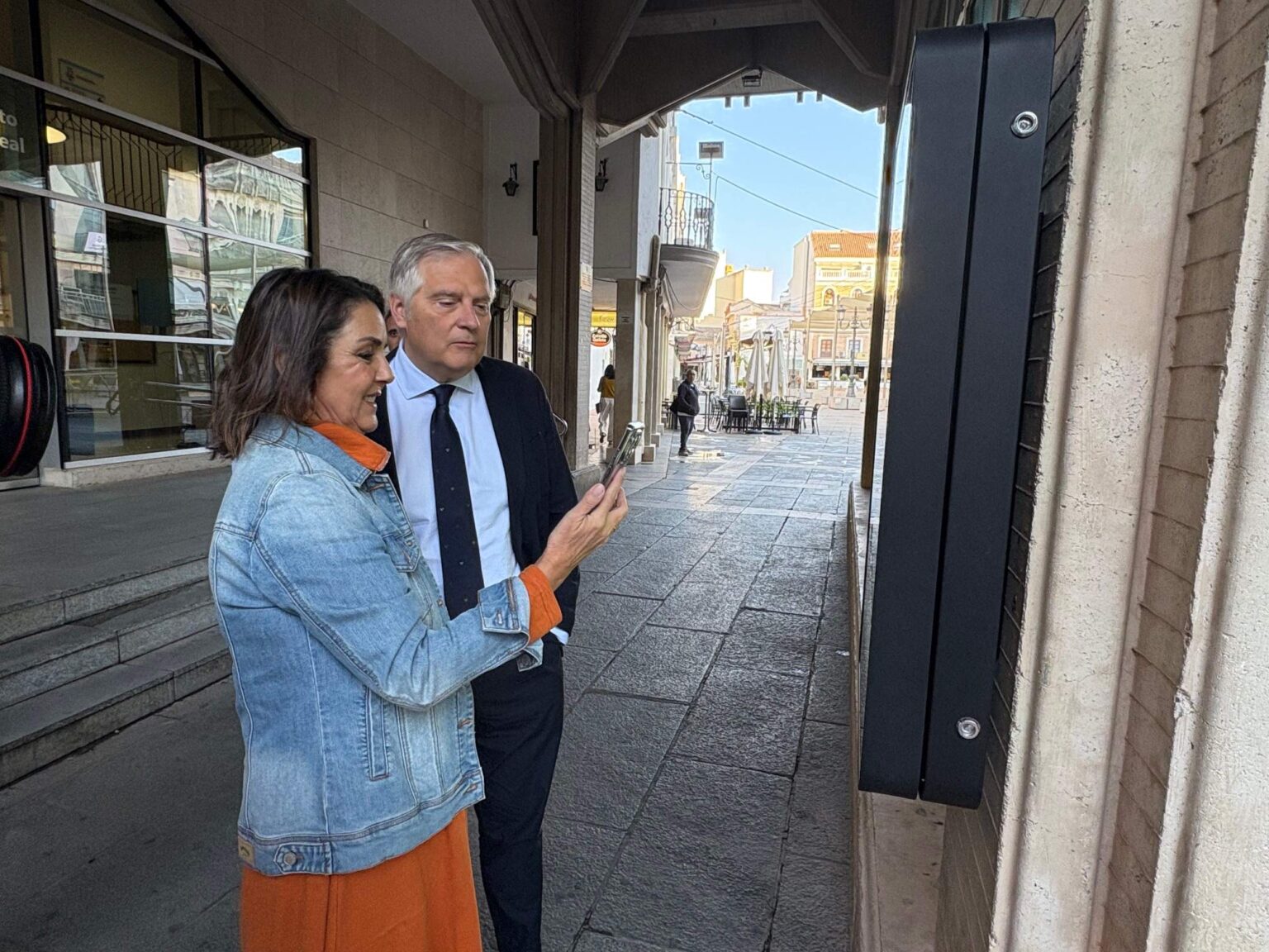 Pantalla interactiva de la plataforma turística Cicerone en Ciudad Real