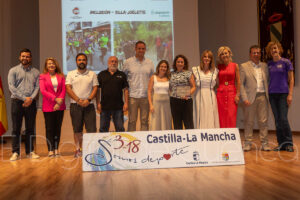 Representantes de la FDMCM y ASPAYM en la Gala del Deporte Escolar 3.18 celebrada en Cuenca el 17 de junio de 2026