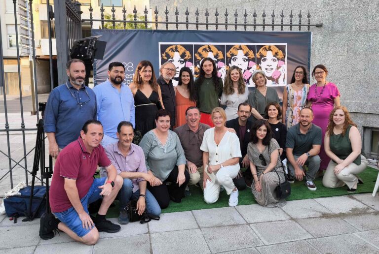 Gala de premios del 28 Festival Corto Ciudad Real en el patio del Museo del Quijote