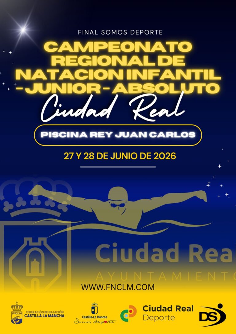 Nadadores en el Polideportivo Rey Juan Carlos de Ciudad Real