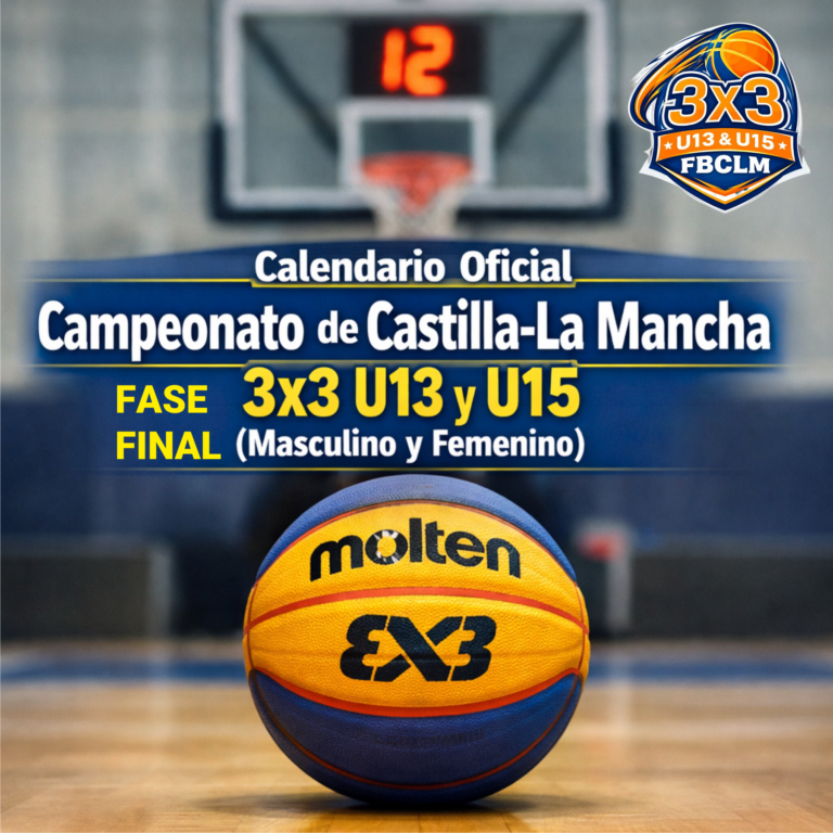 Previa de la fase final del Campeonato de Castilla-La Mancha de baloncesto 3x3 U13 y U15 en Alcázar de San Juan