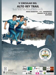 Cartel de la V edición del Alto Rey Trail en Bustares, Guadalajara