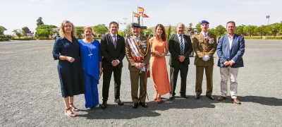 Valverde destaca el prestigio internacional de la base de helicópteros de Almagro en la provincia