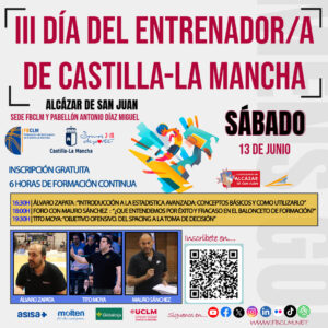 Jornada de formación para entrenadores de baloncesto en Alcázar de San Juan