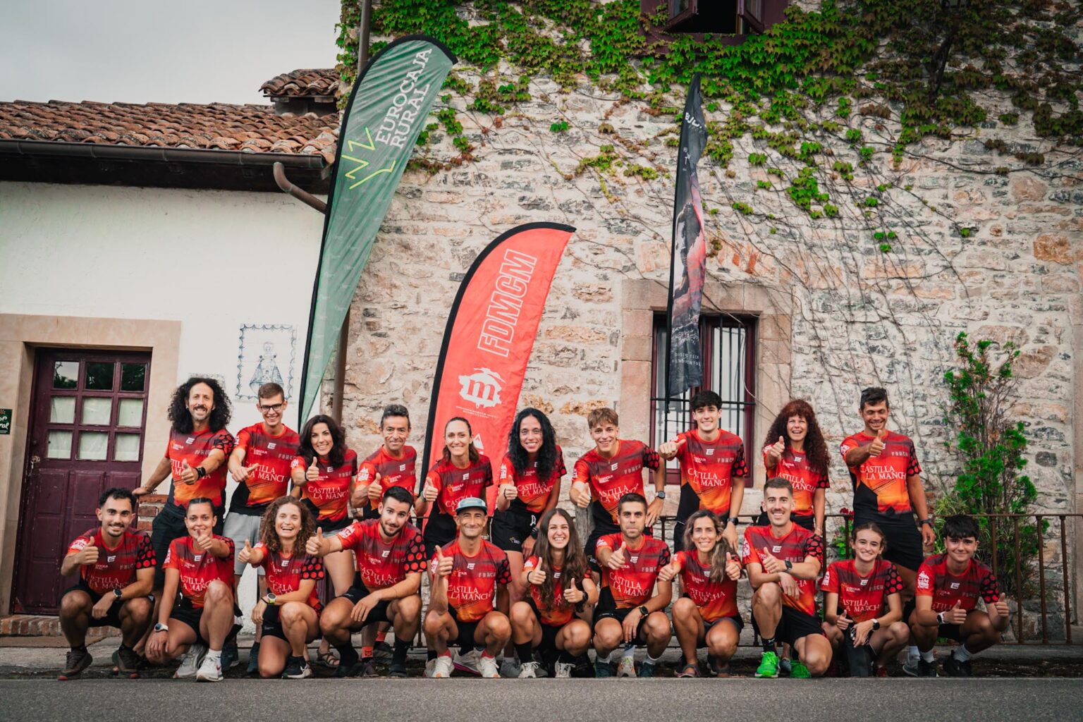 Participantes en el Campeonato de España de Carreras por Montaña 2026 en El Entrego, Asturias