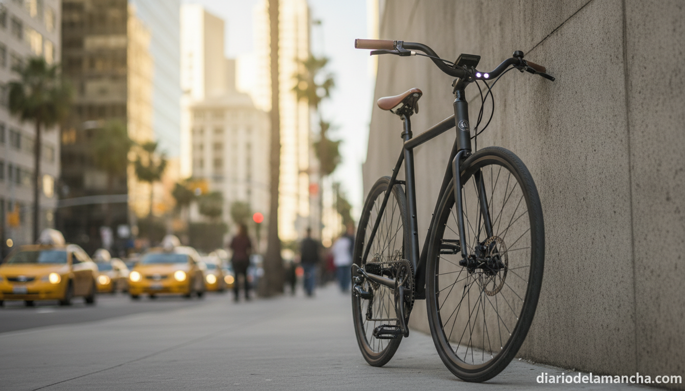 Bicicleta urbana ciudad movilidad sostenible 2026